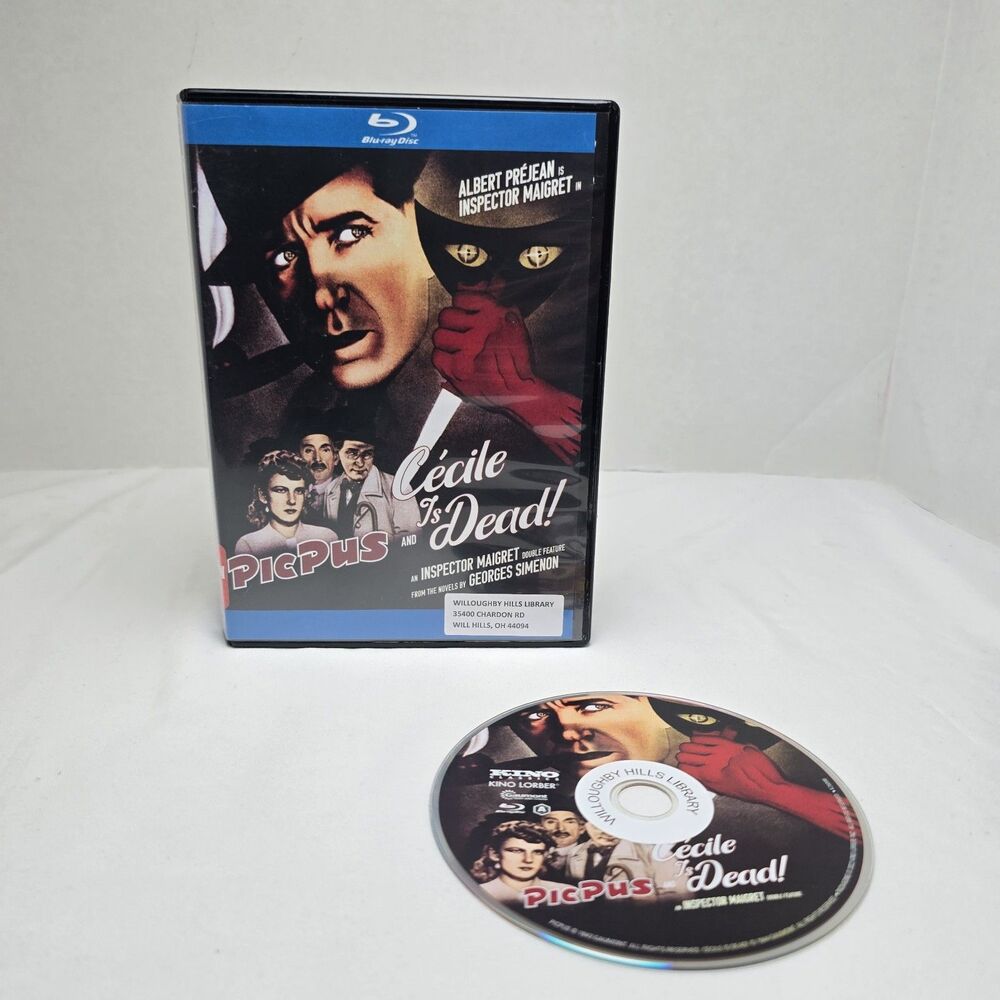 Picpus/Cecile Is Dead Blu-ray Inspector Maigret Double Feat Subtitled Kino Lorbe